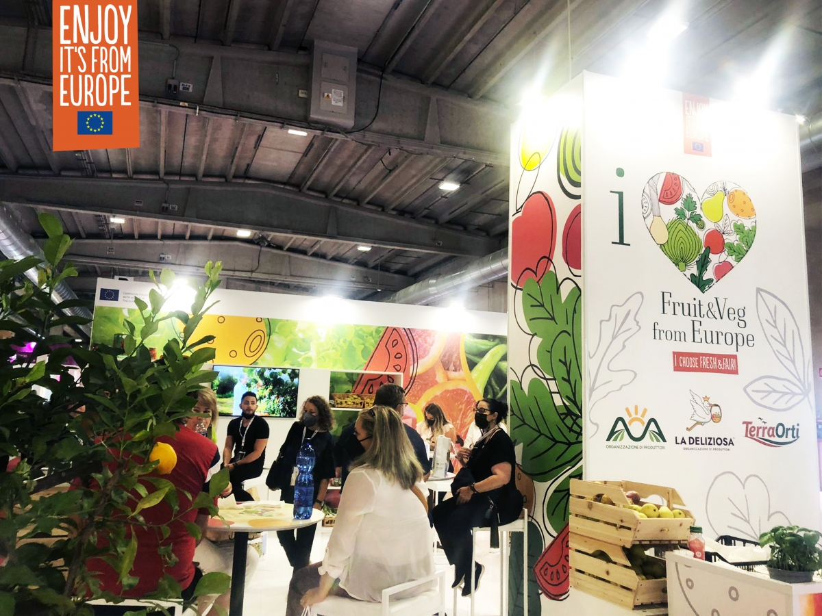 CIBUS Parma con il progetto I Love Fruit &amp; Veg from Europe