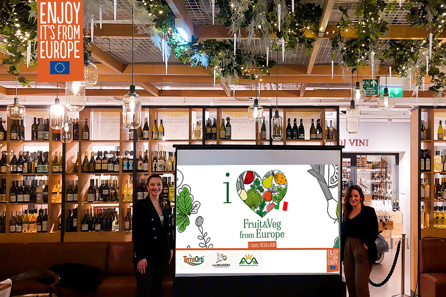 Evento stampa a Eataly Paris - I Love Fruit&Veg from Europe